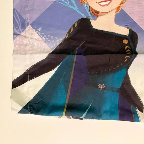 Disney Frozen 2  Pillow Case Standard Size 20" x 30" 1 Piece Pillowcase - Picture 11 of 12